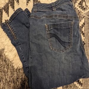 Lane Bryant Zipper Skinnies